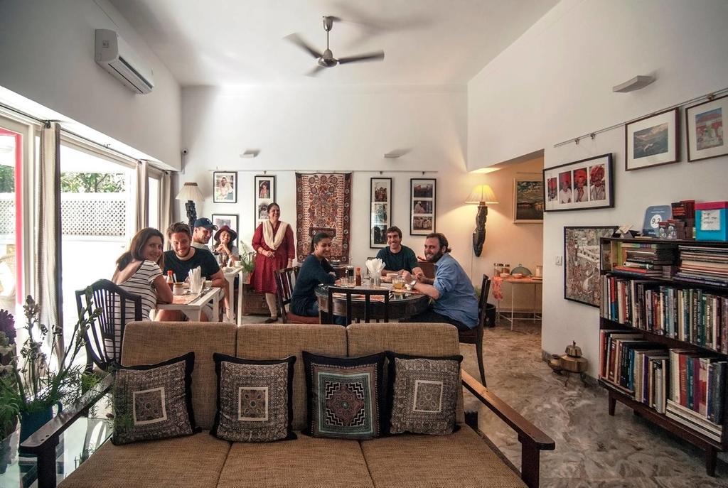 Haveli Hauz Khas Nova Deli Exterior foto